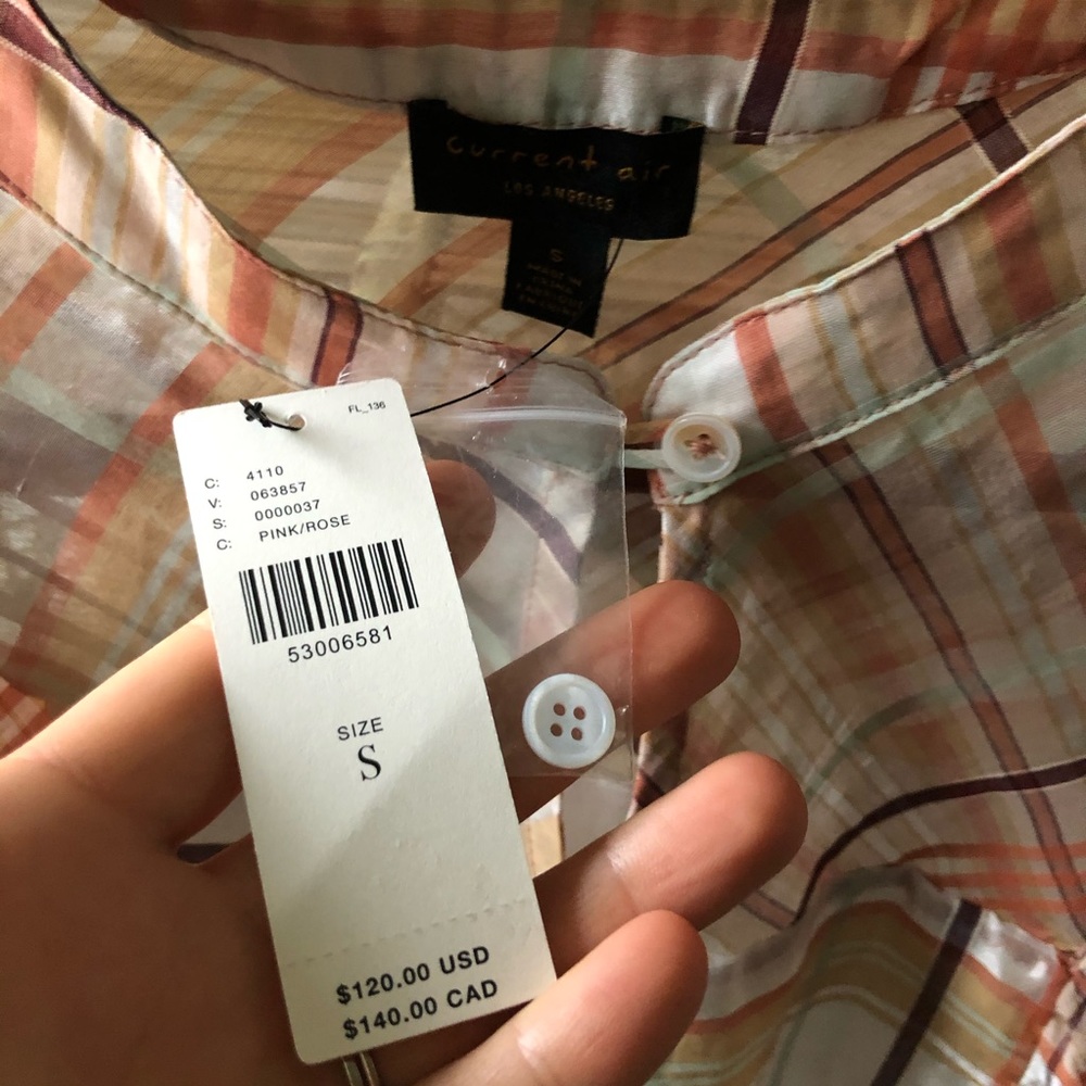 Anthropologie NWT Current Air Polly Ruffled Top✨ - Picture 5 of 10